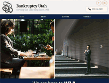 Tablet Screenshot of bankruptcyutah.com